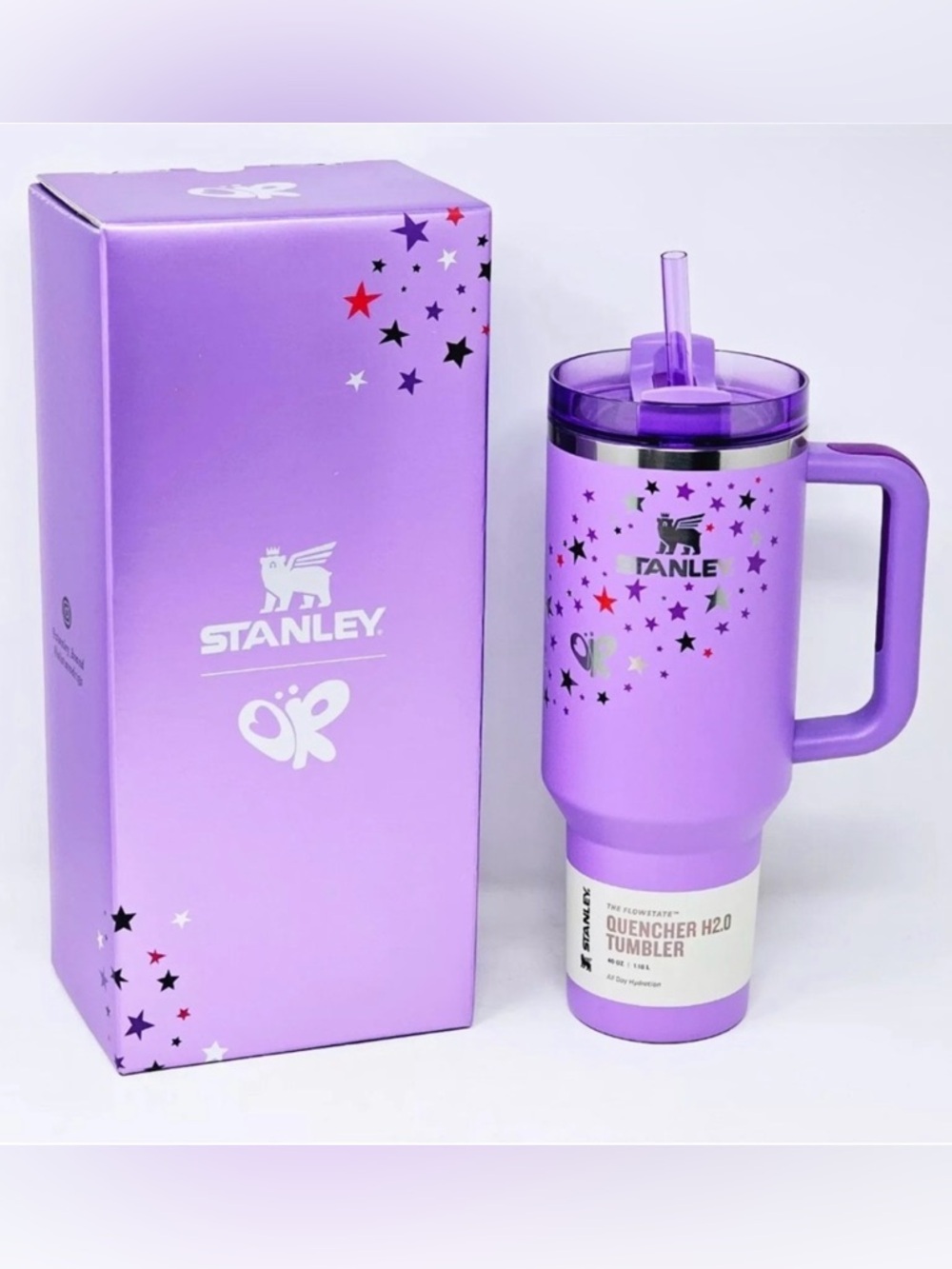 Limited Edition Olivia Rodrigo x Stanley Quencher H2.0 40 oz Tumbler NIB 💜